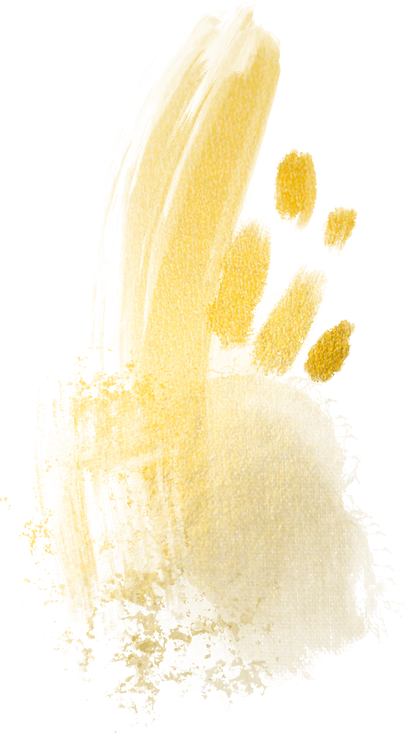 Gold Abstract Shape