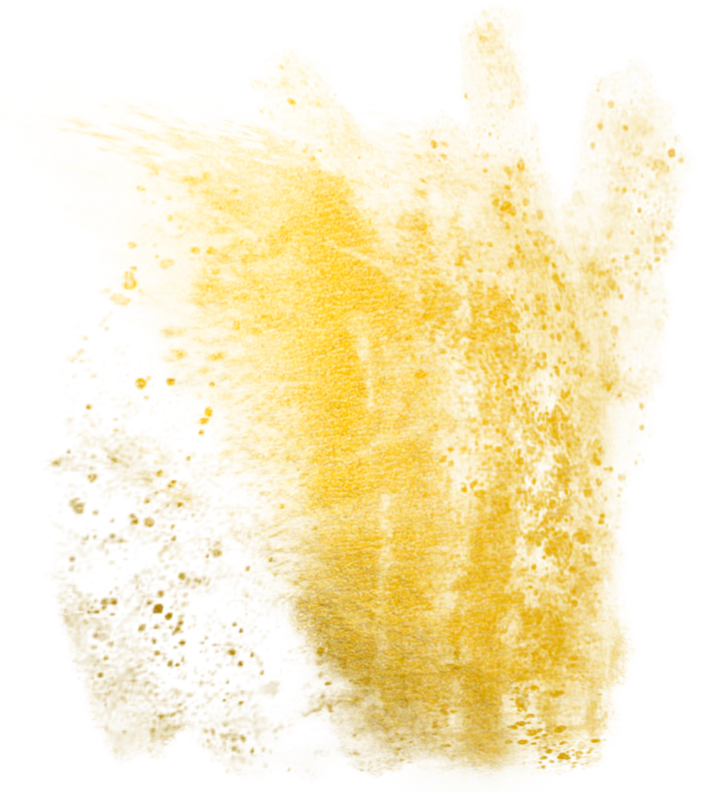 Gold Abstract Art Shape
