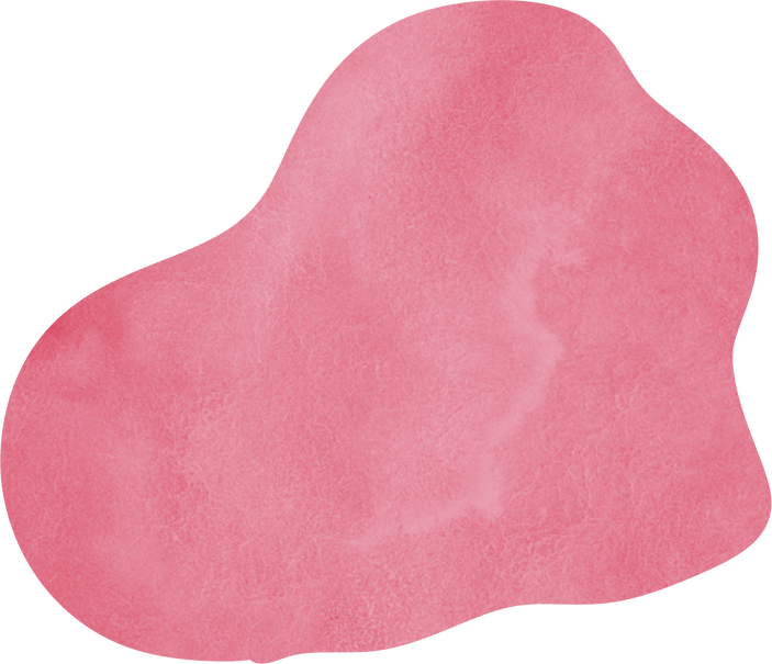 Pink Watercolour Abstract Shape